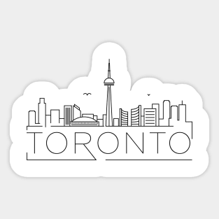 Toronto Minimal Skyline Sticker